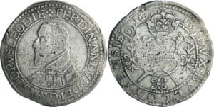 Belgique - Principauté de Liége - Ferdinand de Bavière (1612-1650) - Double teston de Buillon 1613 (Liège)