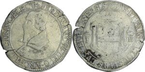 Belgique - Principauté de Liége - Ferdinand de Bavière (1612-1650) - Nouveau dalder Ferdinand de XXX sols 161! (Hasselt)