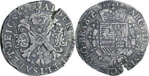 Belgique - Brabant, Duché - Albert et Isabelle (1598-1621) - Patagon 1619 (Anvers)