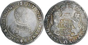 Belgique - Brabant, Duché - Charles II (1665-1700) - Ducaton 1668 (Anvers)