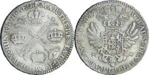 Belgique - Brabant, Duché - Marie-Thérèse (1740-1780) - 1/2 couronne 1776 (Bruxelles)