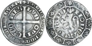 Flandre - Louis 1er de Crécy - Gros d'argent (Gand)