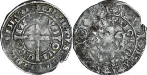 Flandre - Louis 1er de Crécy - Gros d'argent (Alost)