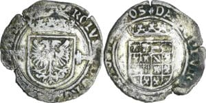 Brabant - Charles-Quint - Demi real d'argent (Bruges)