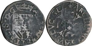 Belgique - Brabant, Duché - Albert et Isabelle (1598-1621) - Liard 1608 (Roemond)