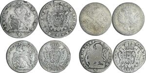 Belgique - Brabant, Duché - Marie-Thérèse (1740-1780) - Lot de 4 monnaies