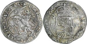 Belgique - Brabant, Duché - Philippe IV (1621-1665) - Escalin 1651 (Anvers)