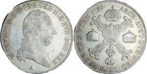 Pays-Bas autrichien - Joseph II (1780-1790) - 1/2 couronne 1789 A (Vienne)