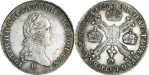 Pays-Bas autrichien - Joseph II (1780-1790) - 1/4 couronne 1788 H (Gunzburg)