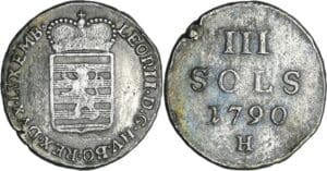 Luxembourg - Joseph II (1780-1790) - 3 sols 1790 (Gunzburg)