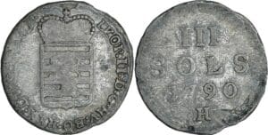 Luxembourg - Joseph II (1780-1790) - 3 sols 1790 (Gunzburg)