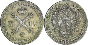 Belgique - Brabant, Duché - Léopold II (1790-1792) - 14 liards1792 (Bruxelle)