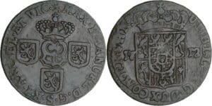 Belgique - Brabant, Duché - Maximilie-Emanuel de Bavière (1711-1714) - Liard 1712 (Namur)