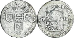 Belgique - Brabant, Duché - Maximilie-Emanuel de Bavière (1711-1714) - Liard 1712 (Namur)