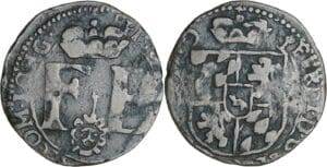 Belgique - Abbaye de Stavelot-Malmedy - Ferdinand de Bavière (1612-1650) - Duit ou Liard (Louveigné)