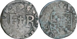 Belgique - Reckleim - Ferdinand d'Aspremont-Lynden (1636-1665) - Duit ou Liard