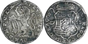 Belgique - Principauté de Liége - Jean Theodore de Bavière (1744-1763) - Escalin 1753