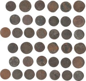 Belgique - Principauté de Liége - Lot de 19 monnaies de cuivre