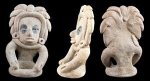 Précolombien - Veracruz - Mexique - Statuette en terre cuite - 450-800 ap. J.-C.
