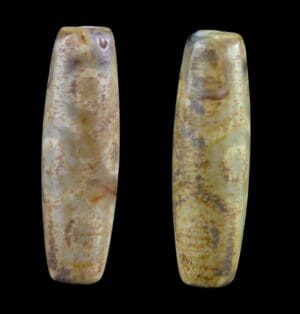Asie - Tibet - Perle talisman Dzi en agate
