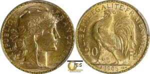 France - Troisième république (1871-1940) - 20 francs Marianne 1905 A (Paris)