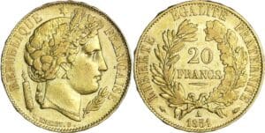 France - Deuxième république (1848-1852) - 20 francs Cérès 1851 A (Paris)