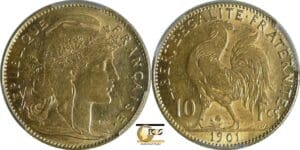 France - Troisième république (1871-1940) - 10 francs Marianne 1901 A (Paris)