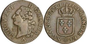 France - Louis XVI (1774-1792) - Sol - 1777 W (Lille)