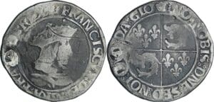 France - François 1er (1515-1547) - Teston du Dauphiné - Crémieu