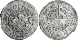 France - Alsace - Strasbourg - Vierer de billon (4 deniers)