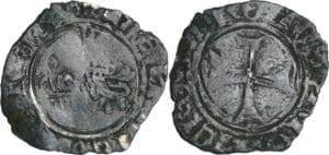 France - Henry VI de Lancastre (1422-1453) - Denier tournois - Rouen