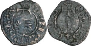 France - Henry VI de Lancastre (1422-1453) - Obole tournois - Rouen
