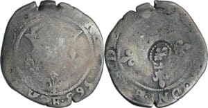 France - Charles IX (1560-1574) - Double sol parisis - 1568 F (Angers)