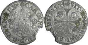 France - Charles IX (1560-1574) - Douzain - 3ème type - G (Poitiers)