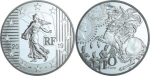 France - Série Semeuse - Belle Épreuve de 10 euro - Franc gérminal 2019