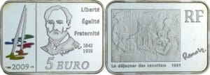 France - Série Des peintres célébres - Belle Épreuve de 5 euro - Auguste Renoir 2009