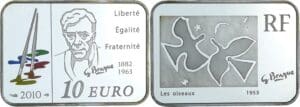 France - Série Des peintres célébres - Belle Épreuve de 10 euro - Braque 2010
