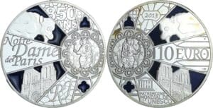 France - Série UNESCO Rives de Seine - Belle Épreuve de 10 euro - Notre Dame de Paris 2013