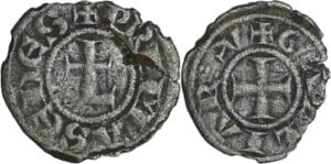 France - Lyonnais - Archevêché de Lyon - Obole (1200-12600)