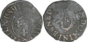 France - Henri III (1574-1589) - Liard du Dauphiné - 2ème type - 1683 (Grenoble)