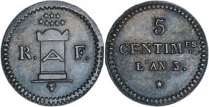 France - Convention (1792-1795) - 5 centime An 3