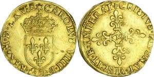 France - Charles IX (1560-1574) - Ecu d'or - 2ème type - 1566 M (Toulouse)