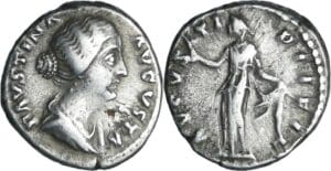 Faustine jeune - Denier (161-175, Rome) - Vénus