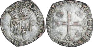 France - Henri IV (1589-1610) - Douzain du Dauphiné - 2ème type - 1596 Z (Grenoble)