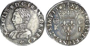 France - Charles IX (1560-1574) - Teston - 4ème type - 1565 L (Bayonne)