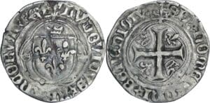 France - Louis XII (1498-1514) - Grand blanc à la couronne (25 avril 1498) - Lyon