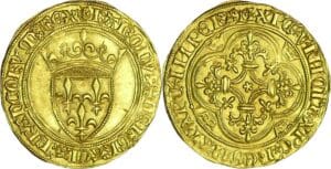 France - Charles VI (1380-1422) - Ecu d'or à la couronne - Saint-André de Villeneuve-lès-Avignon