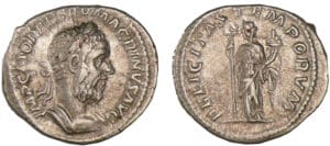 Macrin - Denier (217, Rome) - La Félicité