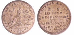France - Constitution (1791-1792) - Bon pour 10 sols de Lefèvre Lesage et Cie 1792