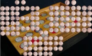 France - Ovide, Les métamorphoses, livre I, II et III série de 58 jetons par J. Roussel 1711